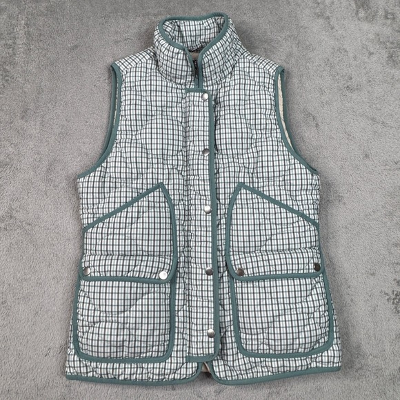 J.Crew Jackets & Blazers - J. Crew Signature Puffer Vest Green PrimaLoft Small Womens Excellent Condition!